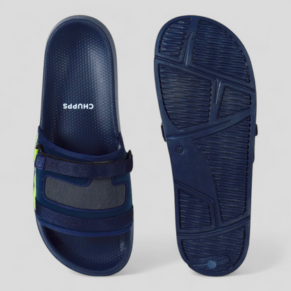 CHUPPS REBEL NAVY/NEON Men's Flipflop/Slipper