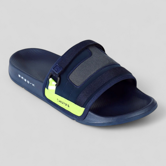 CHUPPS REBEL NAVY/NEON Men's Flipflop/Slipper