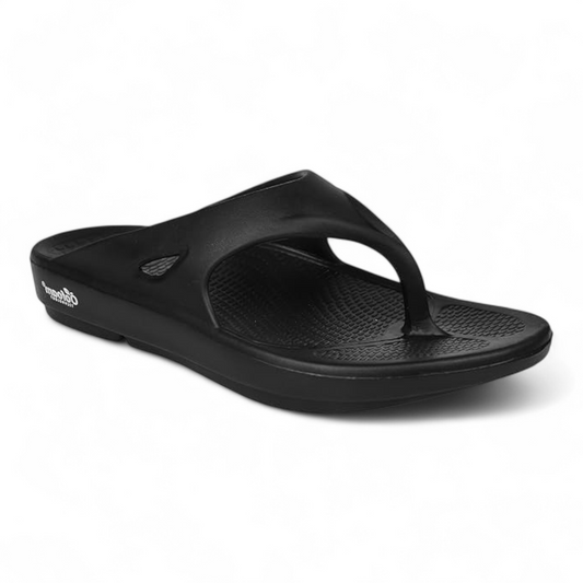 OOFOAM MENCLASSIC BLACK Men's Slippers/Chapple/Flip flop