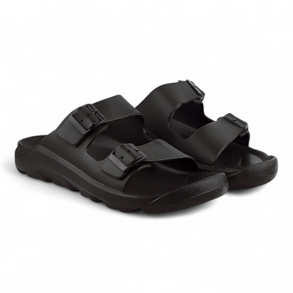 OOFOAM 505 BLACK Men's Flip flop/Slides/Slipper