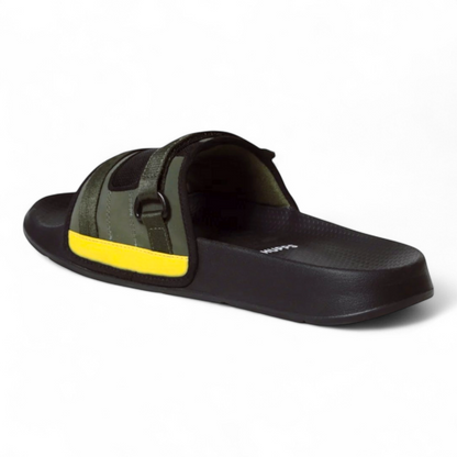 CHUPPS REBEL OLIVE/BLACK Men's Flipflop/Slipper