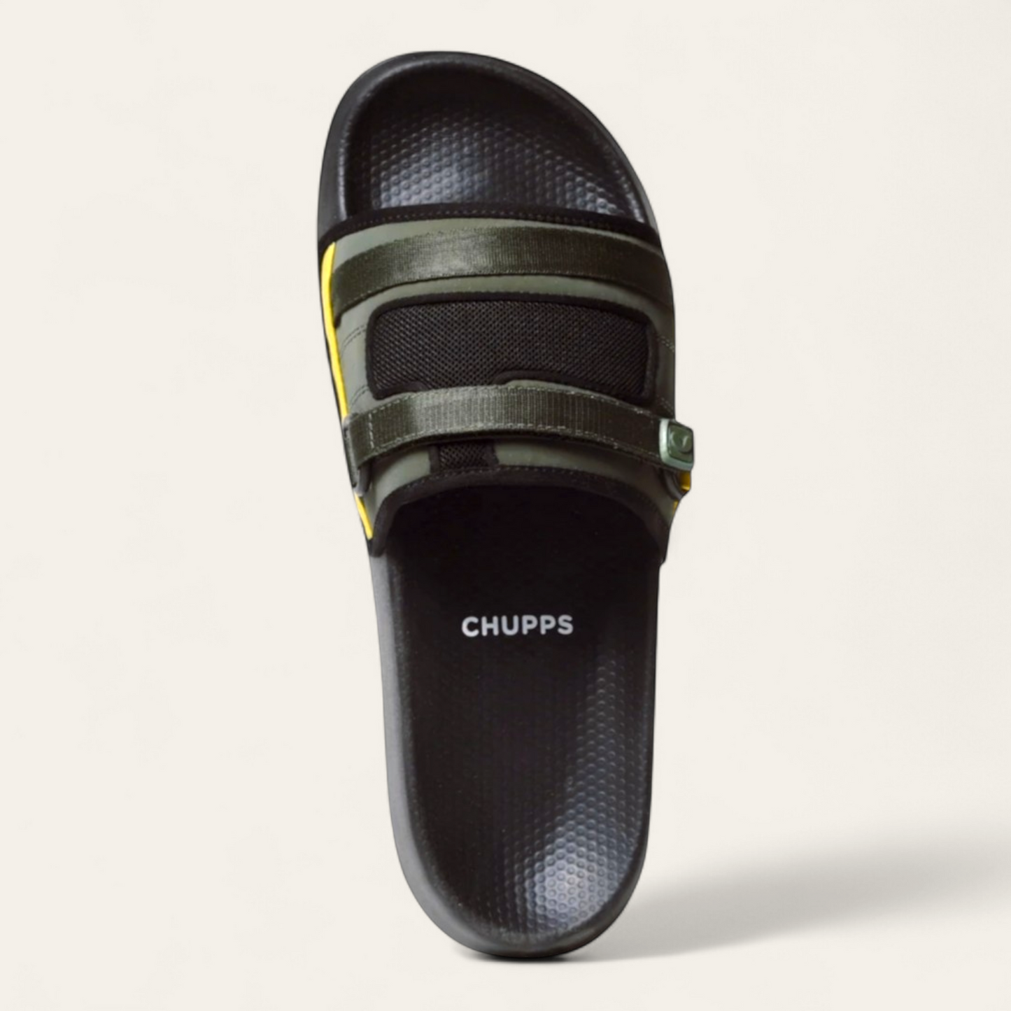 CHUPPS REBEL OLIVE/BLACK Men's Flipflop/Slipper
