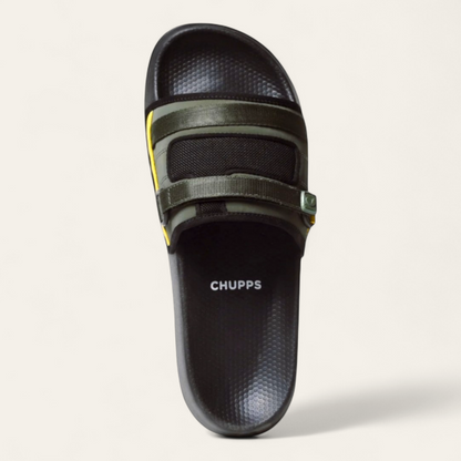 CHUPPS REBEL OLIVE/BLACK Men's Flipflop/Slipper