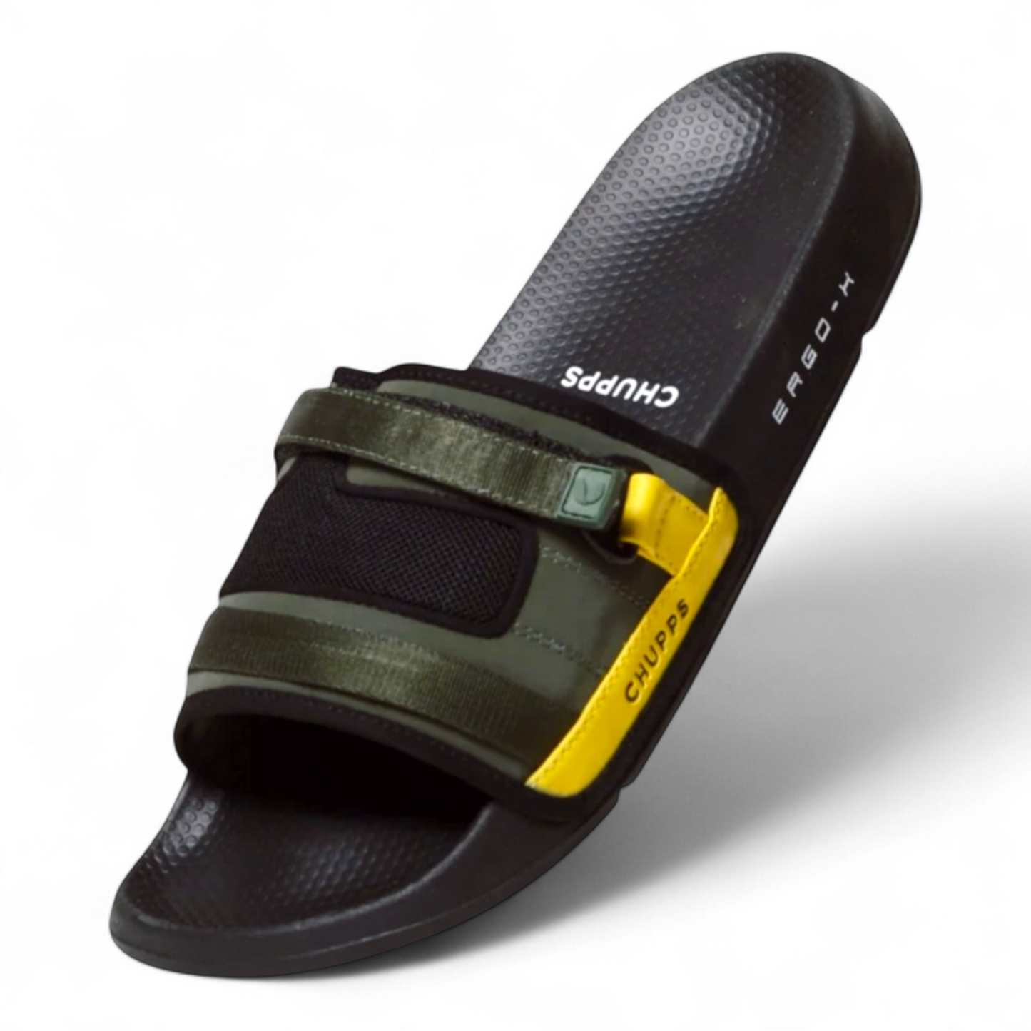 CHUPPS REBEL OLIVE/BLACK Men's Flipflop/Slipper