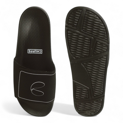 CHUPPS URBANEDGE BLACK Men's Flipflop/Slipper