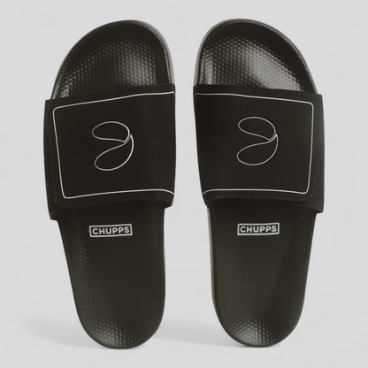 CHUPPS URBANEDGE BLACK Men's Flipflop/Slipper