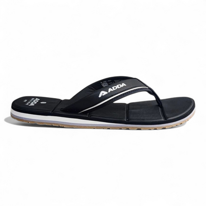 ADDA ADDAXXX  BLACK Men's Slipper/Chapple/Flip flop