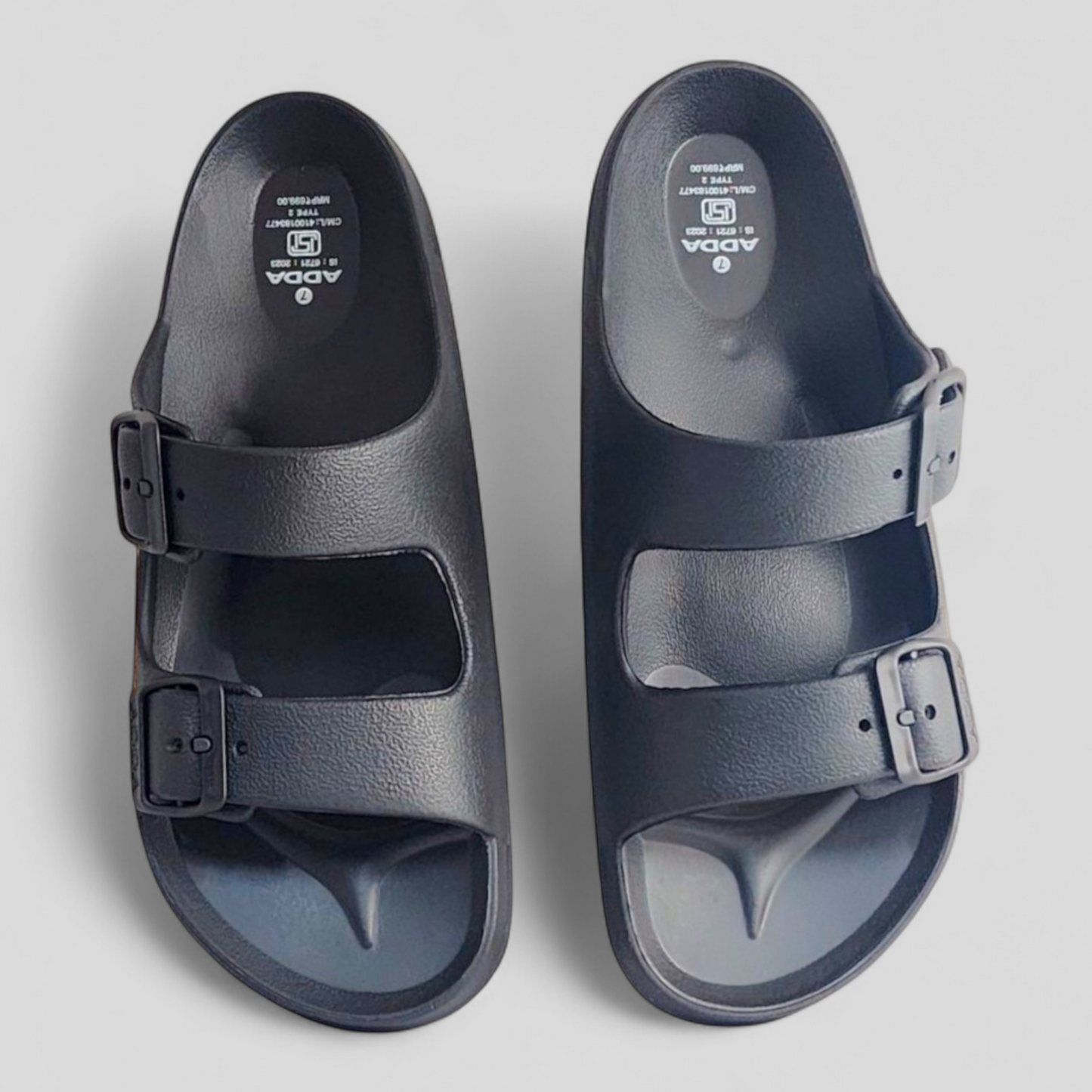 ADDA BELKIN BLACK Men's Slides/Chapple/Slipper
