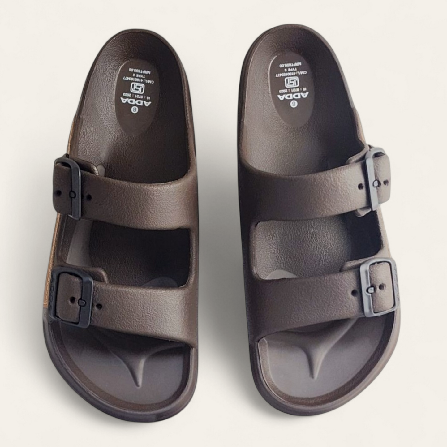 ADDA BELKIN BROWN Men's Slides/Chapple/Slipper