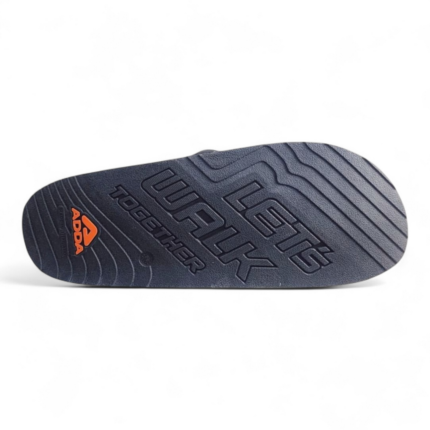 ADDA EURO BLACK/GREY Men's Slipper/Chapple/Flip flop