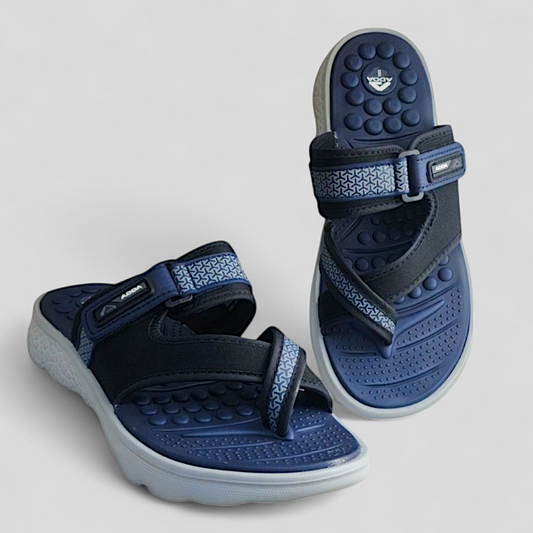 ADDA ROCK1 NAVY/GREY Men's Slipper/Chapple/Flip flop