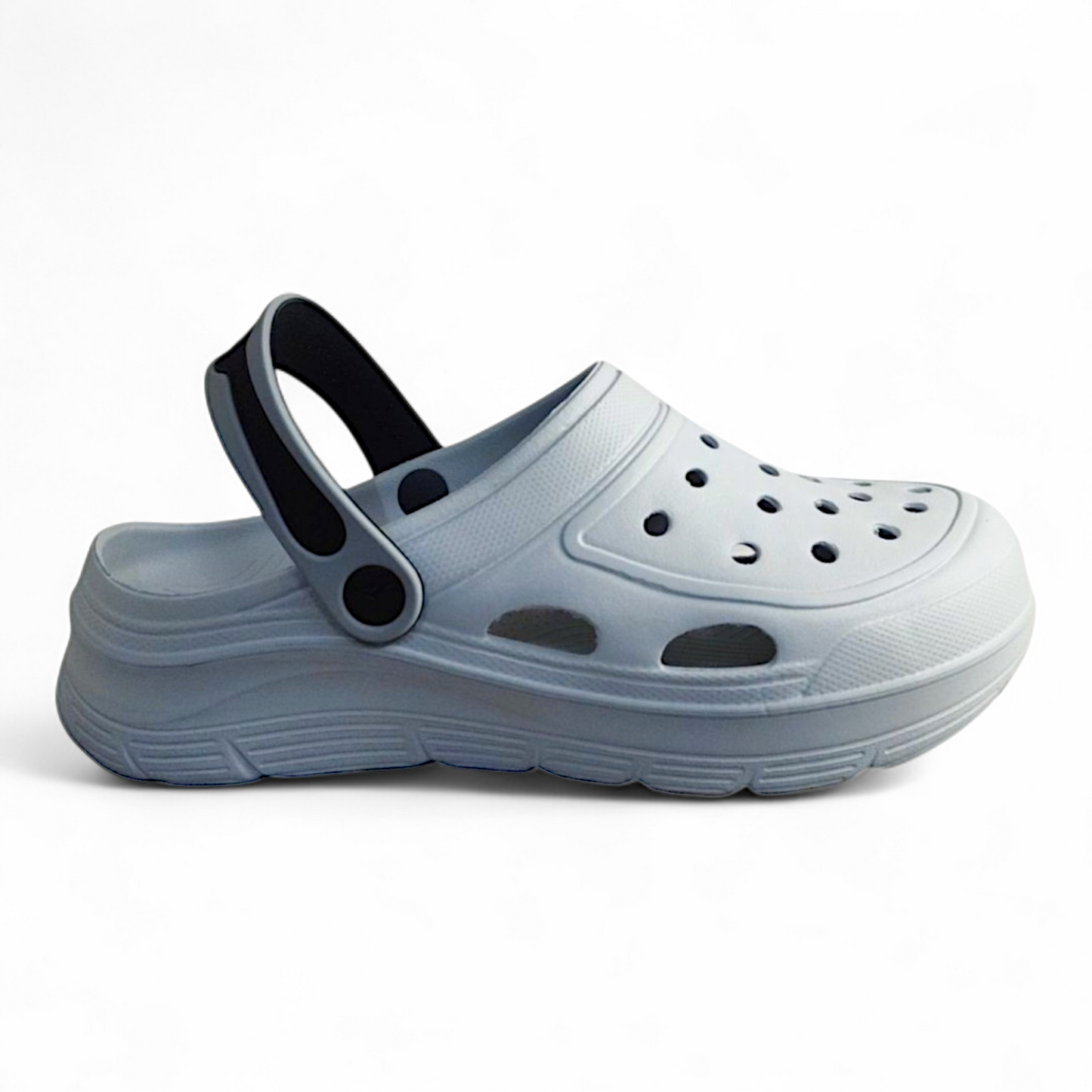 ADDA BOLD1 GREY Men's Clogs/Sandals