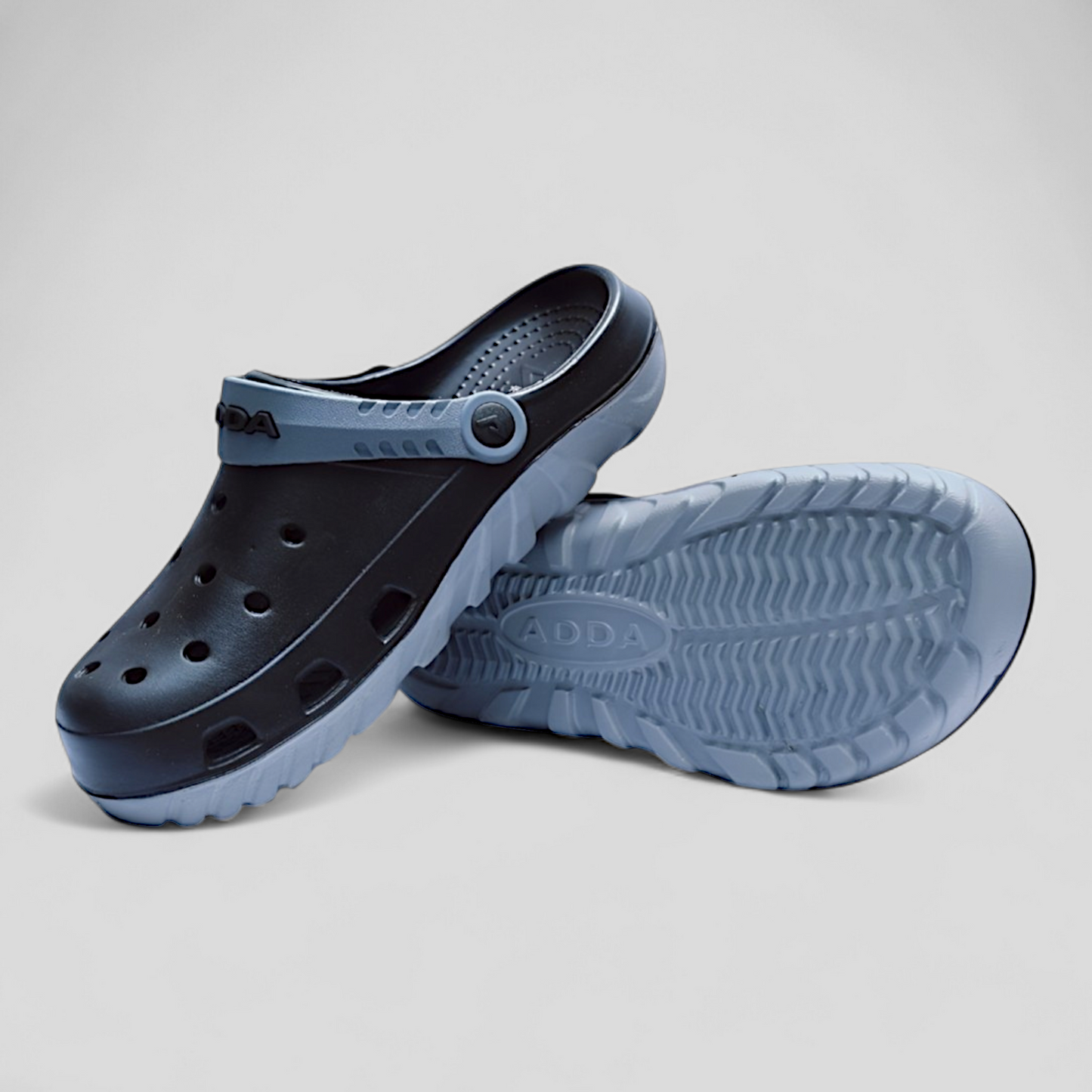 ADDA JUMP BLACK Men's Clogs/Sandals