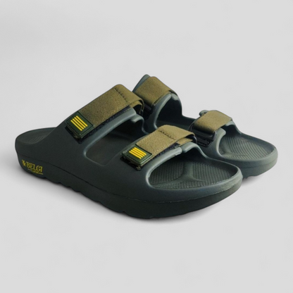 BELGI V101 OLIVE  Men's Slides/Chapple/Slippe