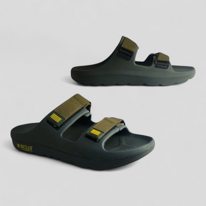 BELGI V101 OLIVE  Men's Slides/Chapple/Slippe