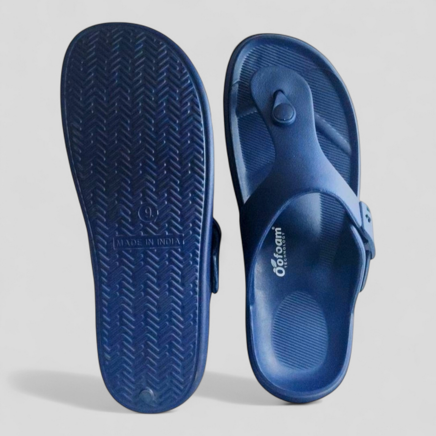 OOFOAM 502 BLUE Men's Flip flop/Slides/Slipper