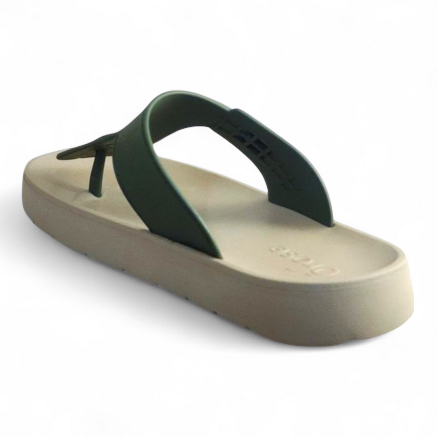OOFOAM 506 BEIGE/MUSTARD Men's Flip flop/Slides/Slipper