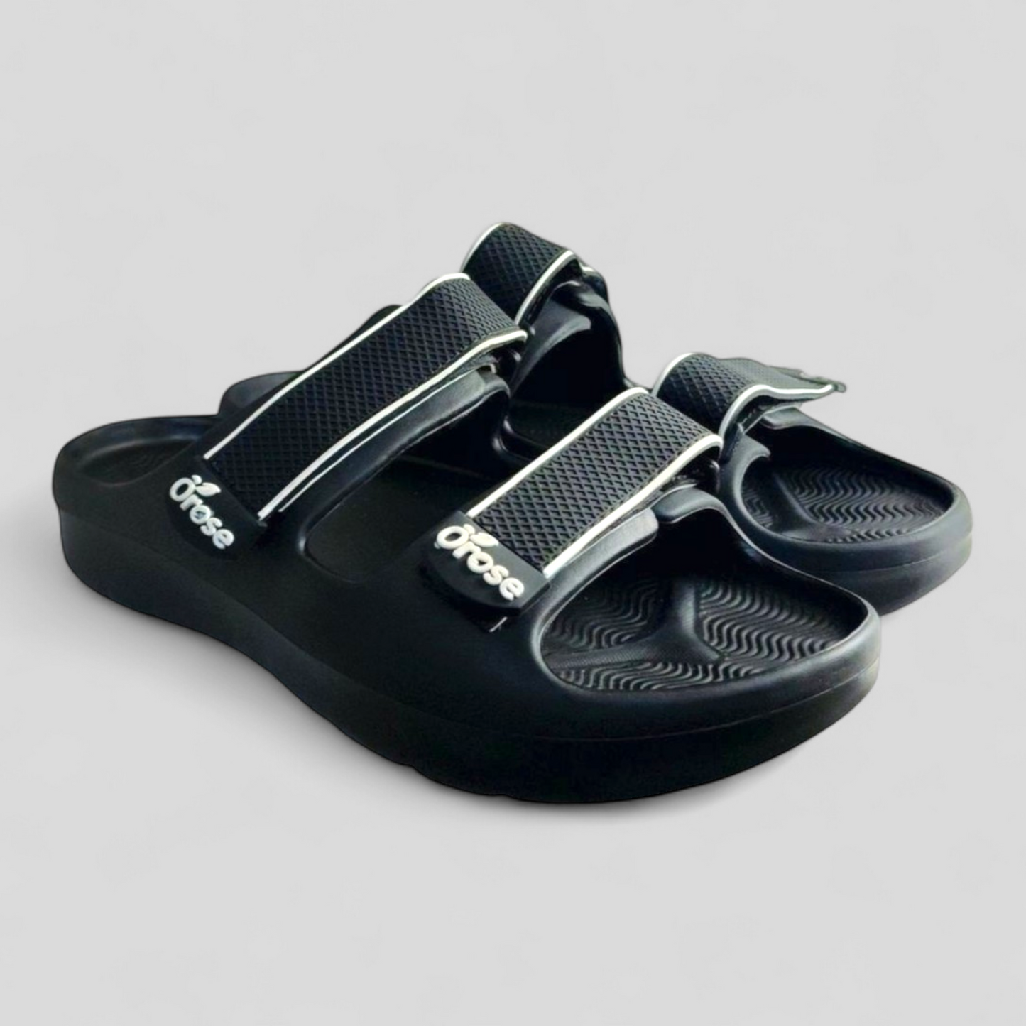 OOFOAM SAFARI BLACK Men's Flip flop/Slides/Slipper