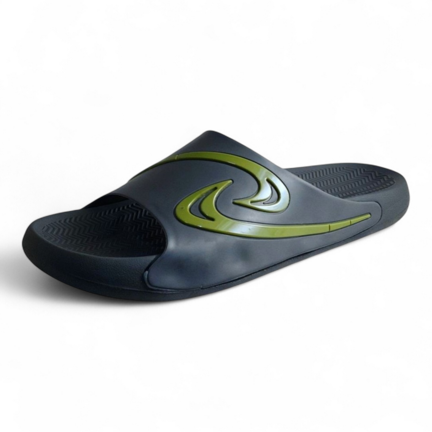 OOFOAM HOCKEY GREY/GREEN Men's Flipflop/Slides/Slipper