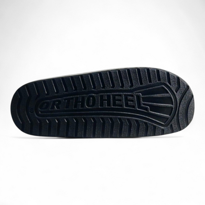 ORTHOHEEL 7720 BLACK Men's Cushioned Footbed Slipper/Chapple/Flip flop