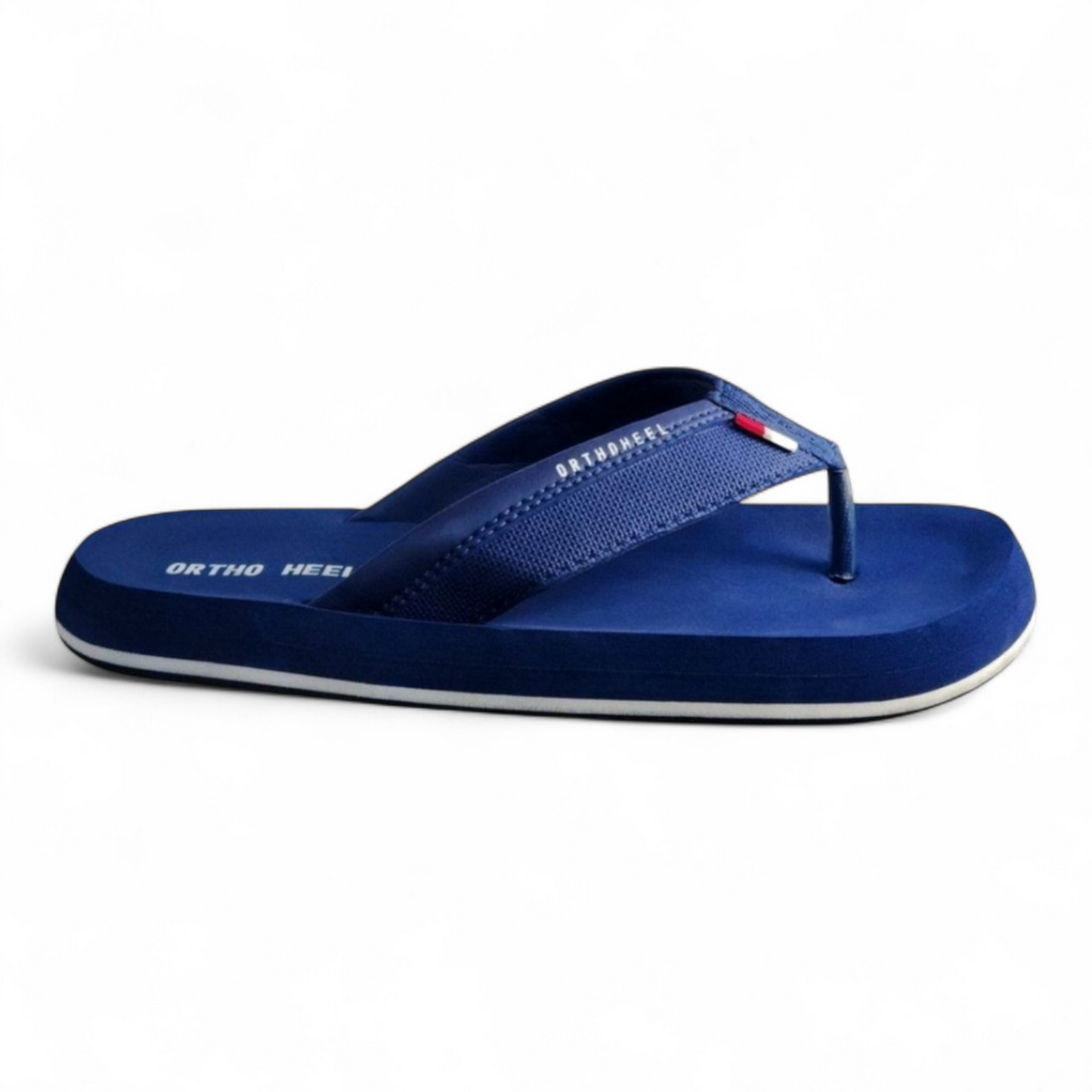 ORTHOHEEL 7720 BLUE Men's Cushioned Footbed Slipper/Chapple/Flip flop