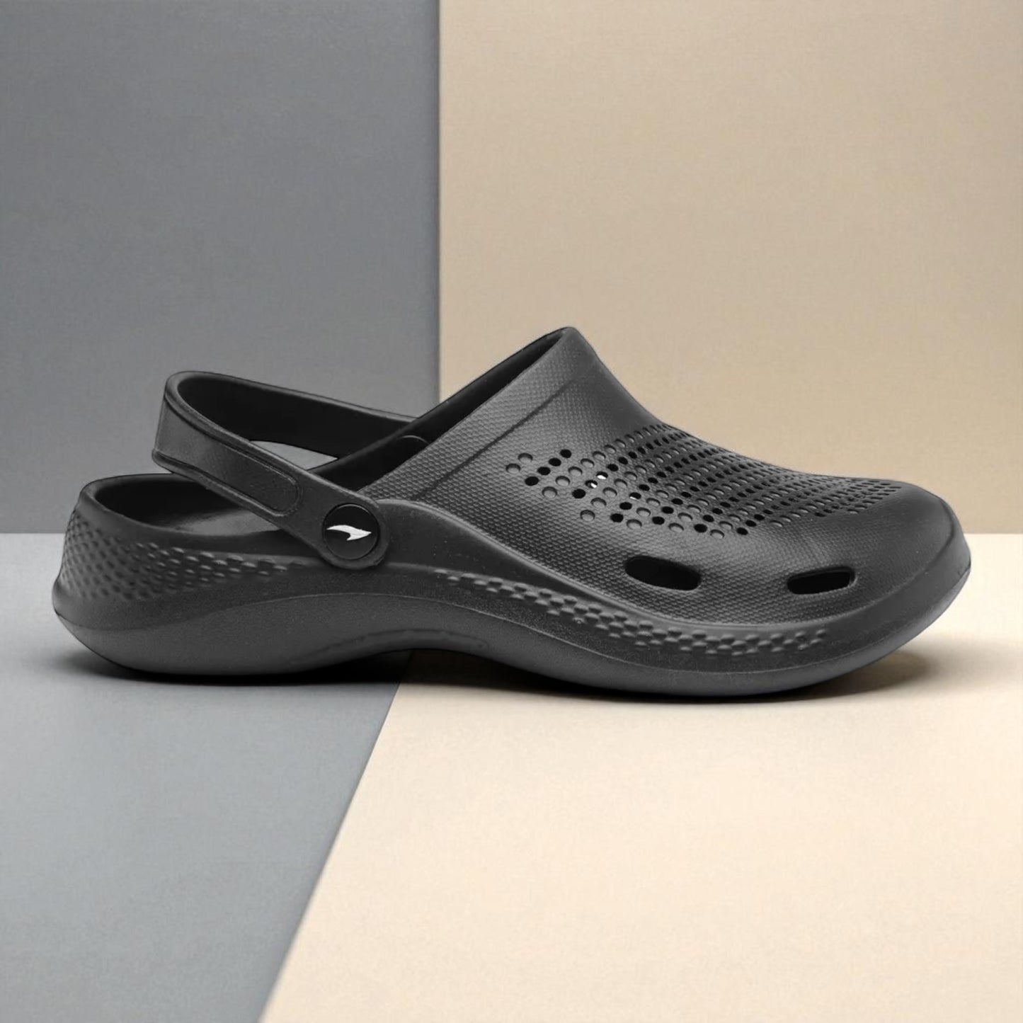 ASIAN AGC11 BLACK Men's Clogs/Sandals