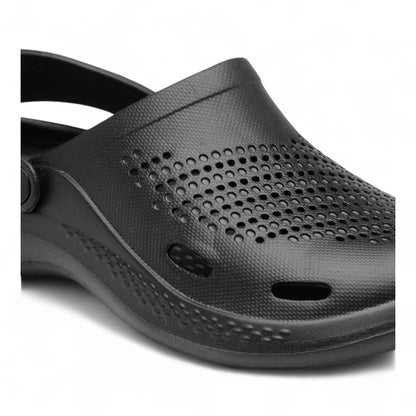 ASIAN AGC11 BLACK Men's Clogs/Sandals