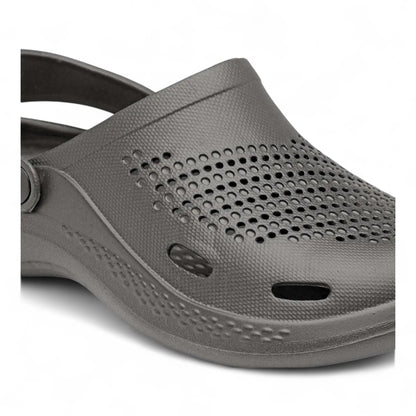 ASIAN AGC11 DARK GREY Men's Clogs/Sandals